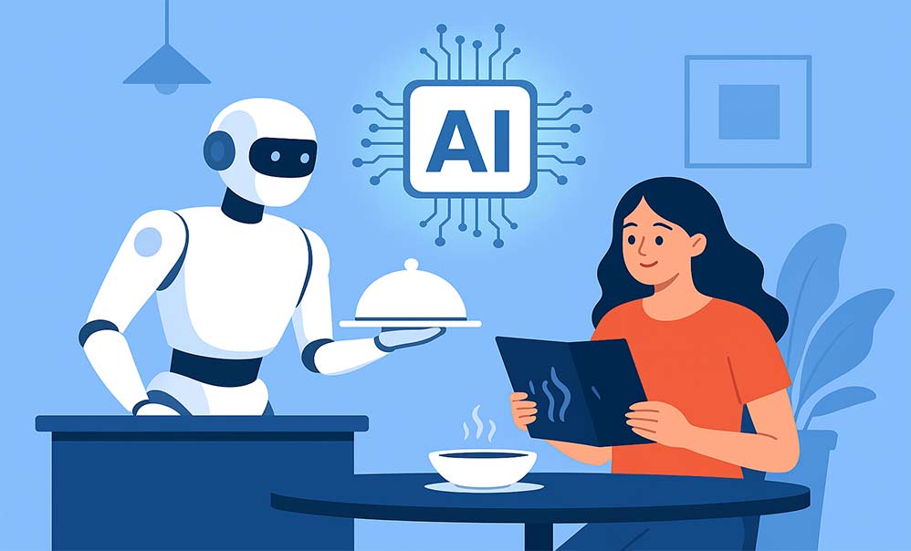 هوش مصنوعی در رستوران‌داری؛ تحول در صنعت غذا و تجربه مشتری